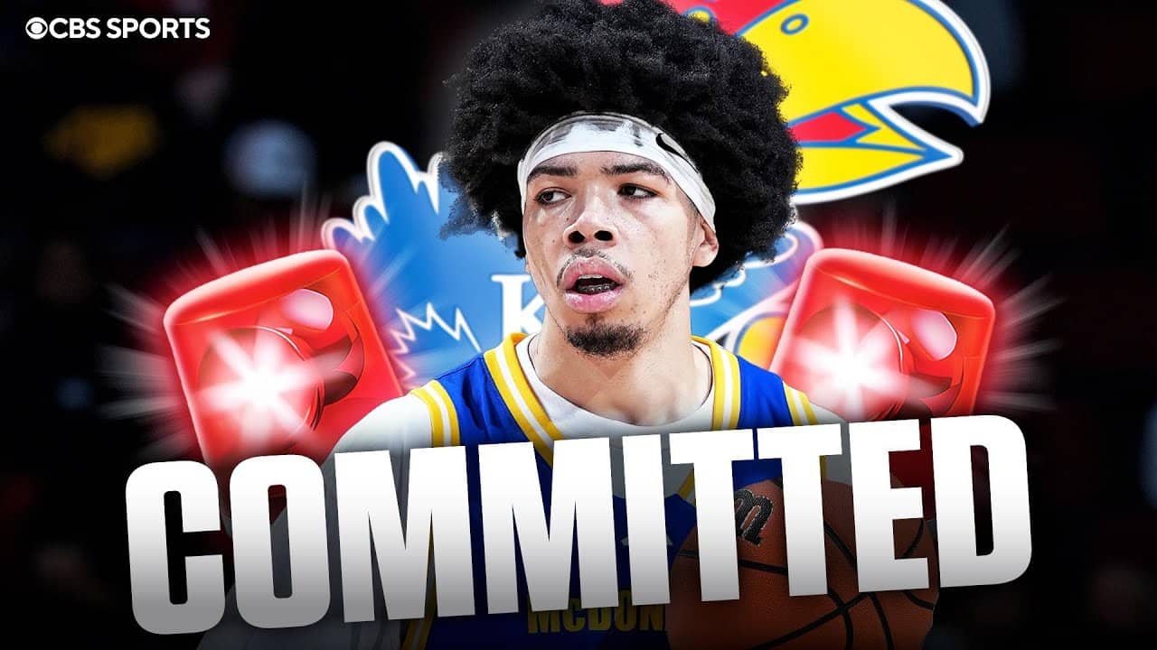 No. 1 recruit Tyran Stokes commits to Kansas 🚨