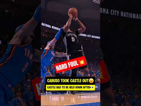 Caruso WAS NOT letting bro score😮