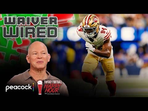 Kendrick Bourne, Romeo Doubs lead Week 6 WR waiver wire | Fantasy Football Happy Hour | NFL on NBC