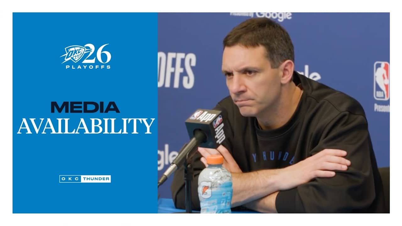 Coach Daigneault on SGA’s Efficiency | Playoffs | Round 1 Game 2 | Postgame Media | April 22, 2026