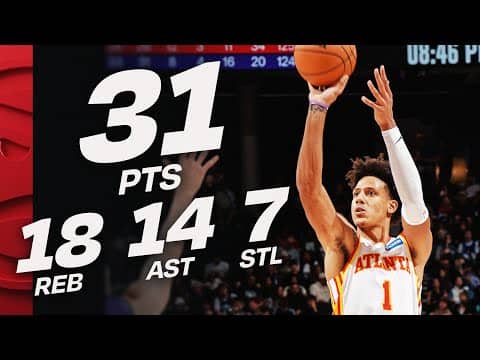 Jalen Johnson's UNREAL CAREER-BEST PERFORMANCE! | November 13, 2025