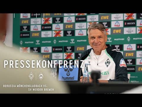 Pressekonferenz mit Horst Steffen vor Gladbach | Borussia Mönchengladbach - SV Werder Bremen