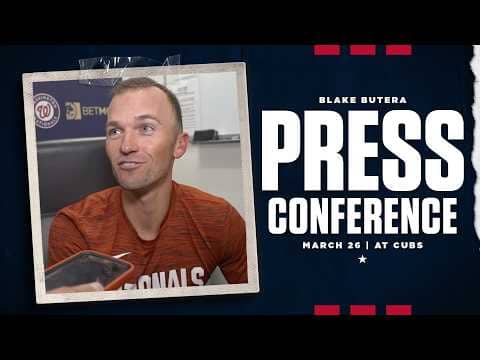 Blake Butera Press Conference | Nationals at Cubs | March 26, 2026