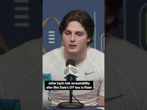 Julian Sayin’s postgame thoughts