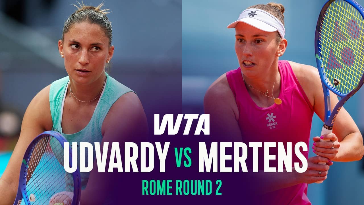 Panna Udvardy vs. Elise Mertens | 2026 Rome Round 2 | WTA Match Highlights