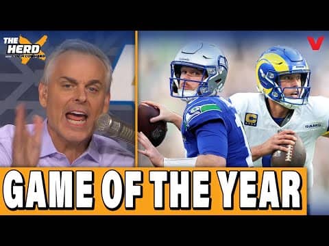 Why Stafford & Rams vs Darnold & Seahawks could be GAME OF THE YEAR | THE HERD NFL w/ Colin Cowherd