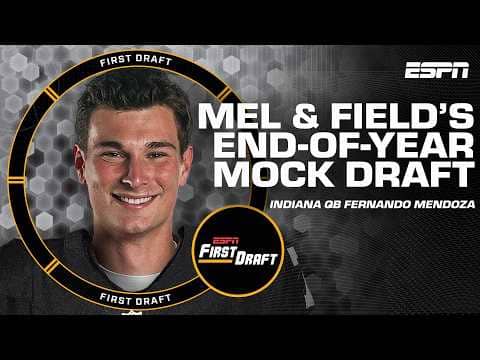 🚨END-OF-SEASON MOCK DRAFT🚨 w/Mel Kiper, Field Yates & Greeny! | First Draft🏈