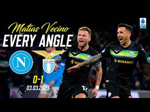 🔃 EVERY ANGLE - IL GOL DI VECINO CONTRO IL NAPOLI