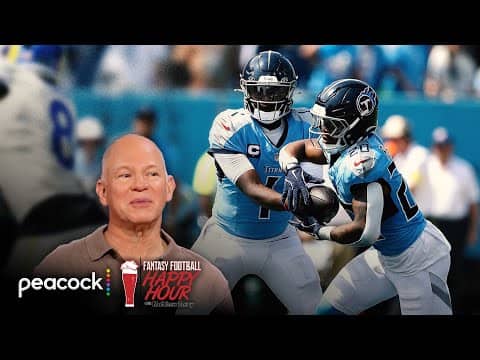Tony Pollard has fantasy value given workload with Titans | Fantasy Football Happy Hour | NFL on NBC