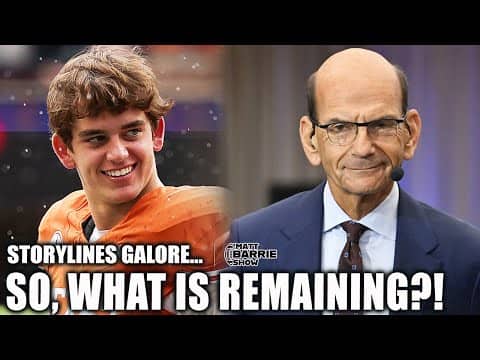 Expect ‘ABSOLUTE CHAOS’ in the College Football Playoff race… | The Matt Barrie Show