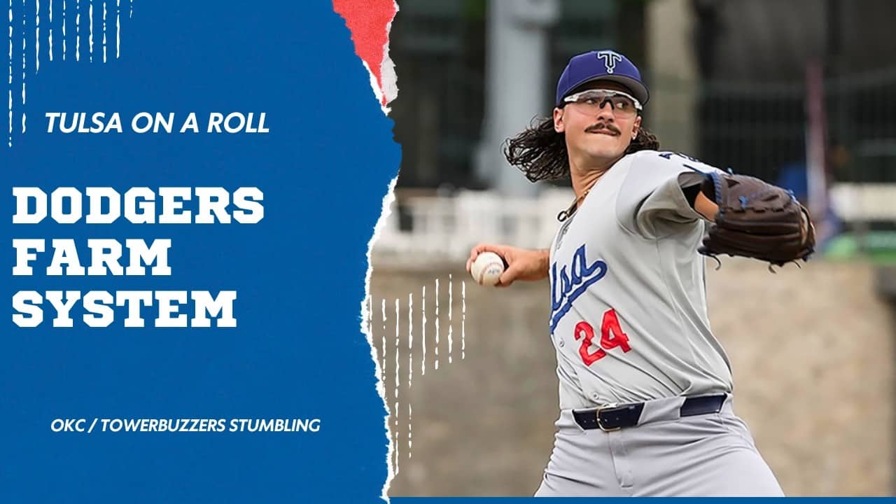 Dodgers Farm: OKC & Towerbuzzers struggling / Tulsa & Loons a top of their Divisions