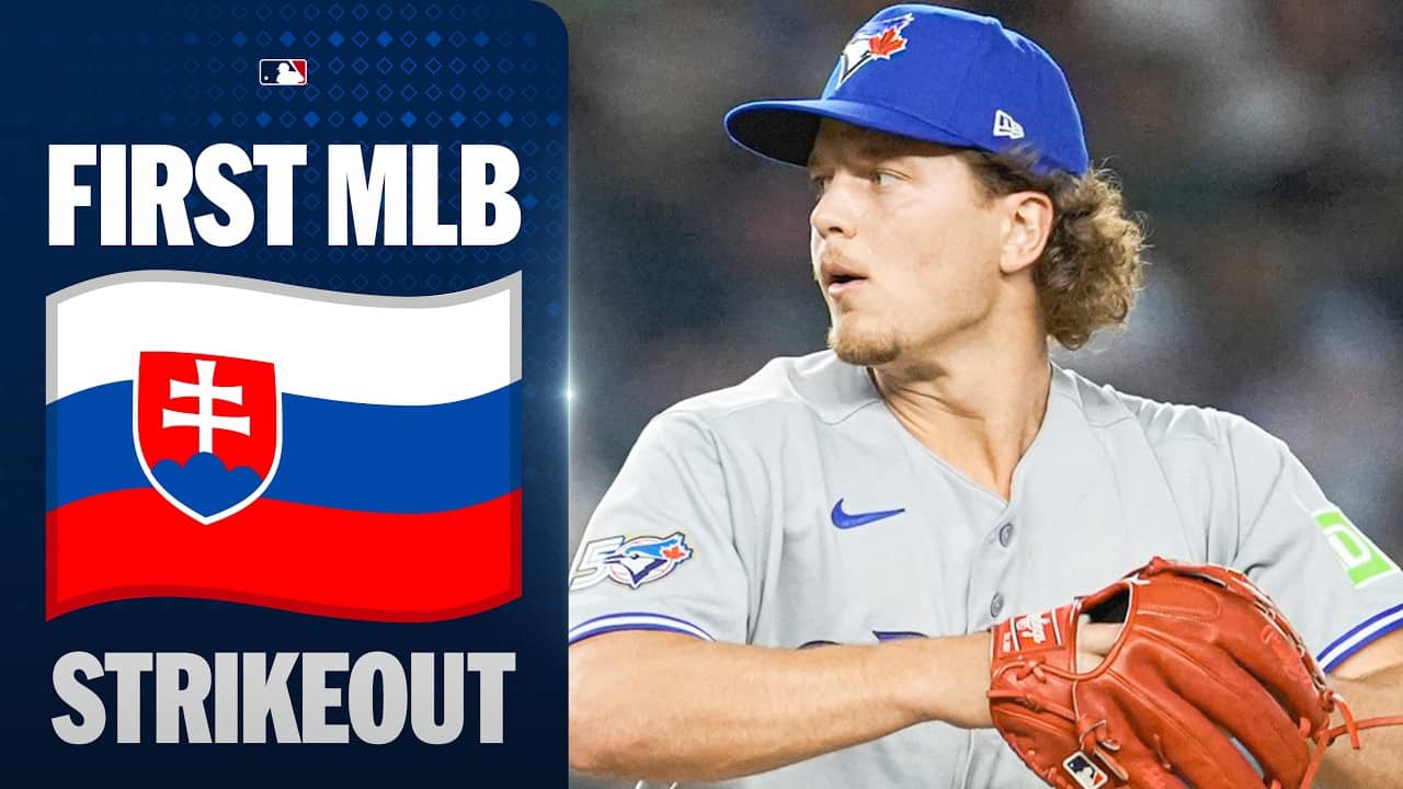 Adam Macko's first MLB strikeout! (1st MLB player born in Slovakia 🇸🇰) | MLB Highlights