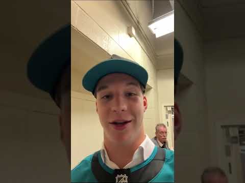 Happy to have you, Brady!  #sharks #hockey #nhl #nhldraft
