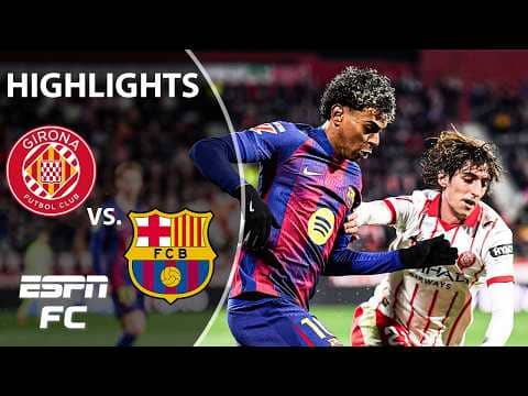 LATE-GAME DRAMA 🤯 Girona vs. Barcelona | LALIGA Highlights | ESPN FC