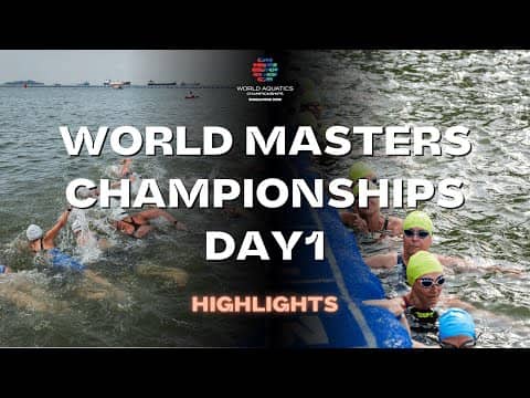 World Aquatics Masters 2025 Day 1 Highlights | Epic Open Water Race