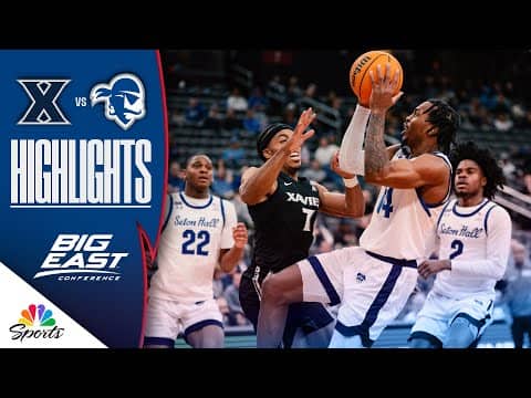 Xavier vs. Seton Hall | COLLEGE BASKETBALL HIGHLIGHTS | 1/28/26 | NBC Sports