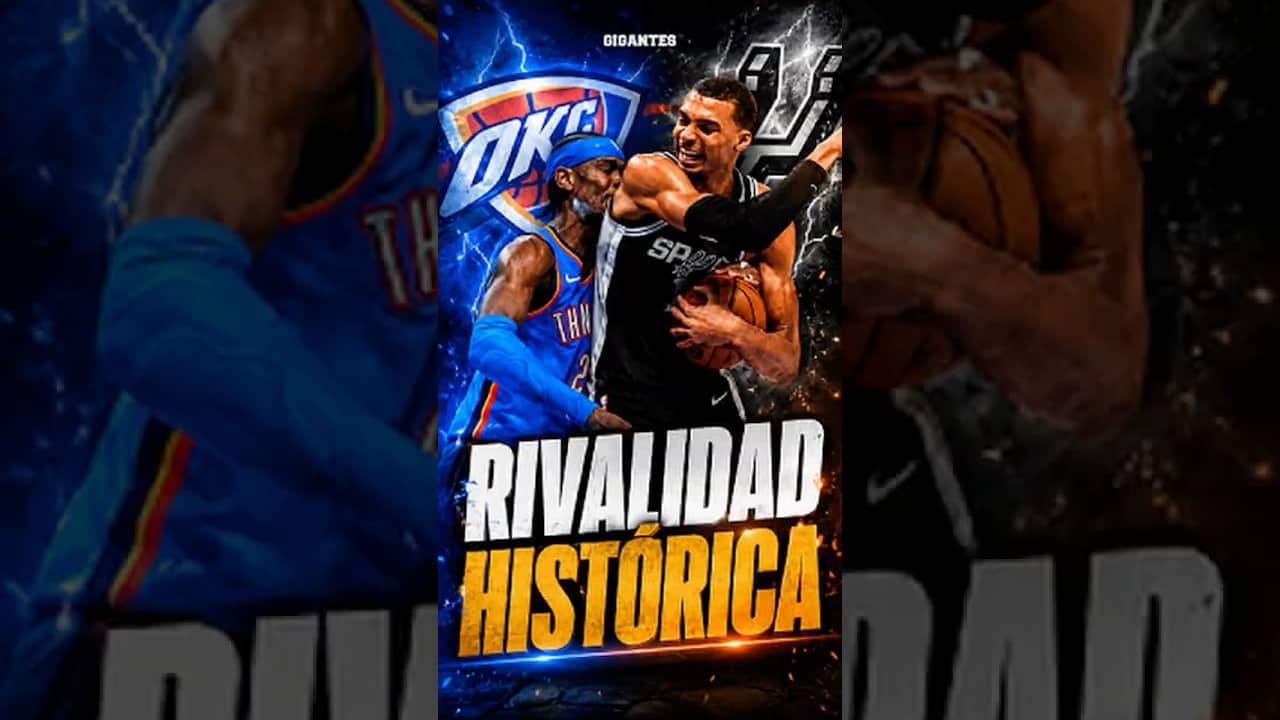 SPURS-OKC, UNA RIVALIDAD HISTÓRICA #nba #okcthunder #spurs