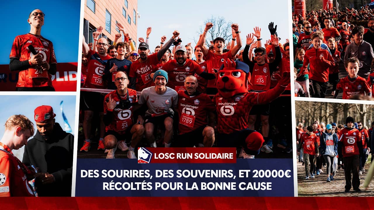 LOSC Run Solidaire 2026 I 𝟐𝟎 𝟎𝟎𝟎 € récoltés pour la bonne cause et une journée inoubliable 🏃❤️