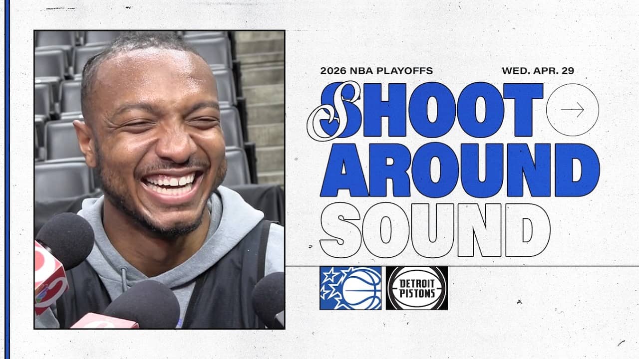 SHOOTAROUND SOUND: ORLANDO MAGIC VS. DETROIT PISTONS | PAOLO BANCHERO & WENDELL CARTER JR.
