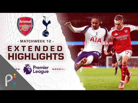Arsenal v. Tottenham Hotspur | PREMIER LEAGUE HIGHLIGHTS | 11/23/2025 | NBC Sports