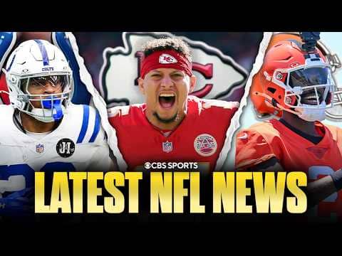 Latest NFL News: Patrick Mahomes' new deal with Chiefs, Browns' QB competition & MORE ✅