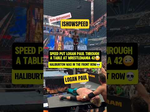 Speed put Logan Paul THROUGH a TABLE😳