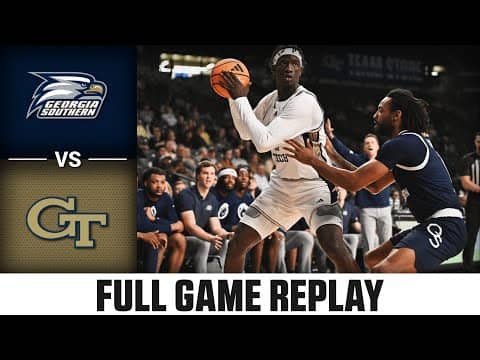 Georgia Southern vs Georgia Tech Full Game Replay | 2025-26 ACC Men's Basketball