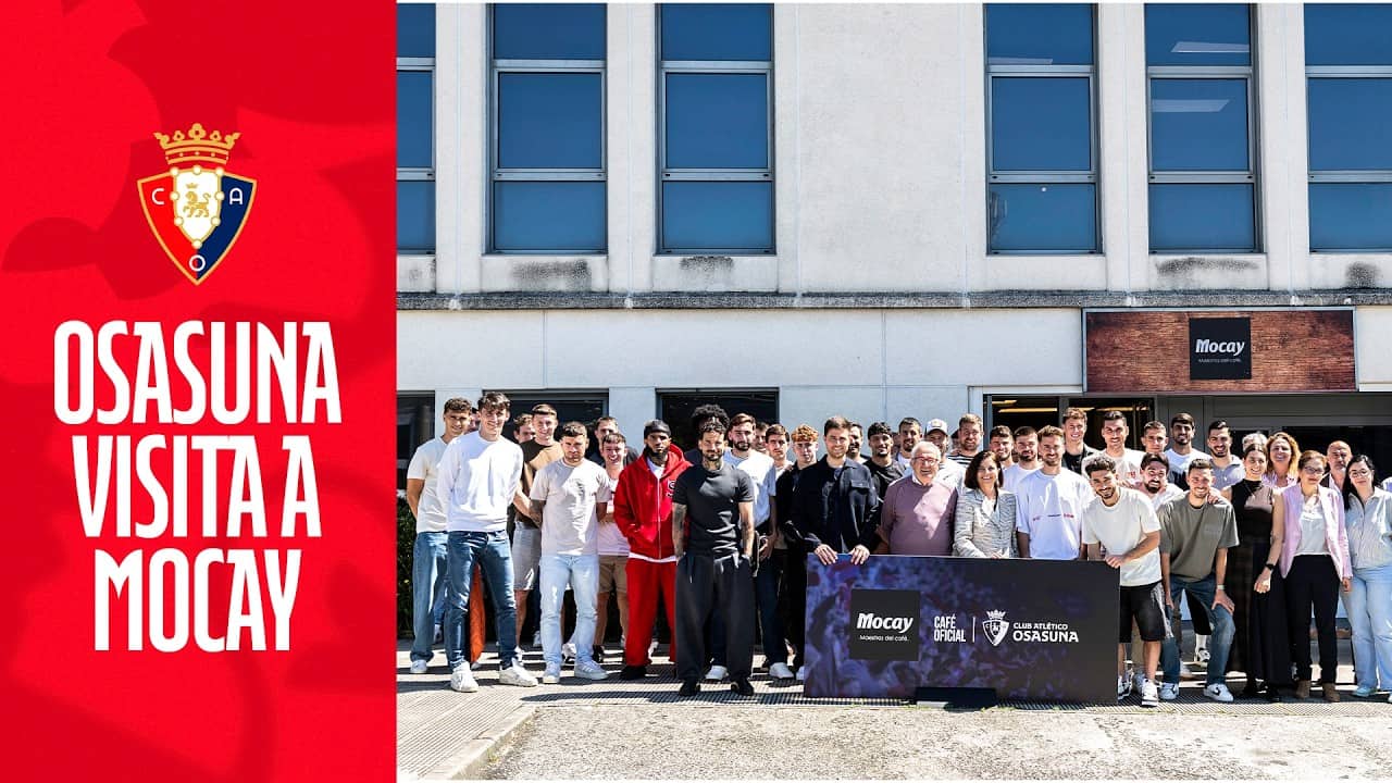 La plantilla de Osasuna visita las instalaciones de su patrocinador Mocay | Club Atlético Osasuna