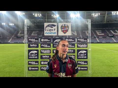 María Gabaldón tras el encuentro ante el FC Barcelona | Levante UD