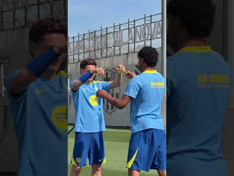 Think fast. Move faster 🤣 #shorts #fcbarcelona #football