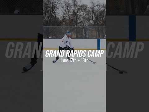 STEP ON THE ICE WITH ME AT THE GRAND RAPIDS CAMP! #hockeycoaching #hockeytraining