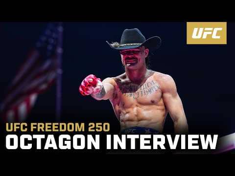 Diego Lopes Octagon Interview | UFC Freedom 250