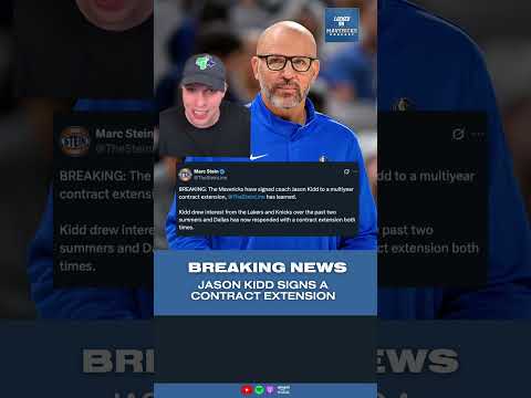BREAKING: Jason Kidd signs a contract extension with the Dallas Mavericks #mavs