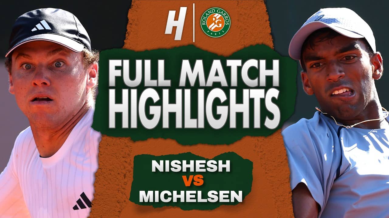 Nishesh Basavareddy vs Alex Michelsen - FULL Match Highlights | Roland Garros 2026