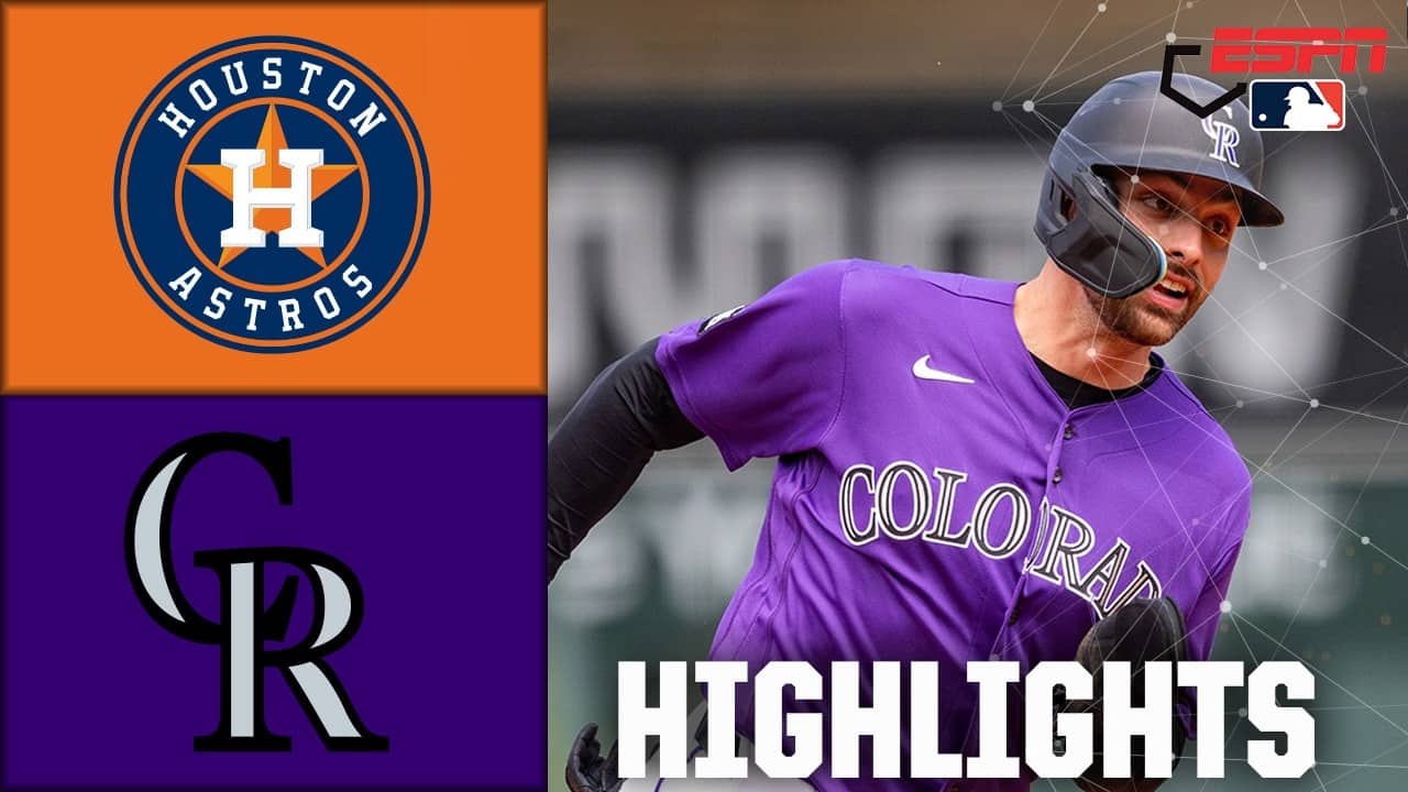 Houston Astros vs. Colorado Rockies | Full Game Highlights | ESPN MLB