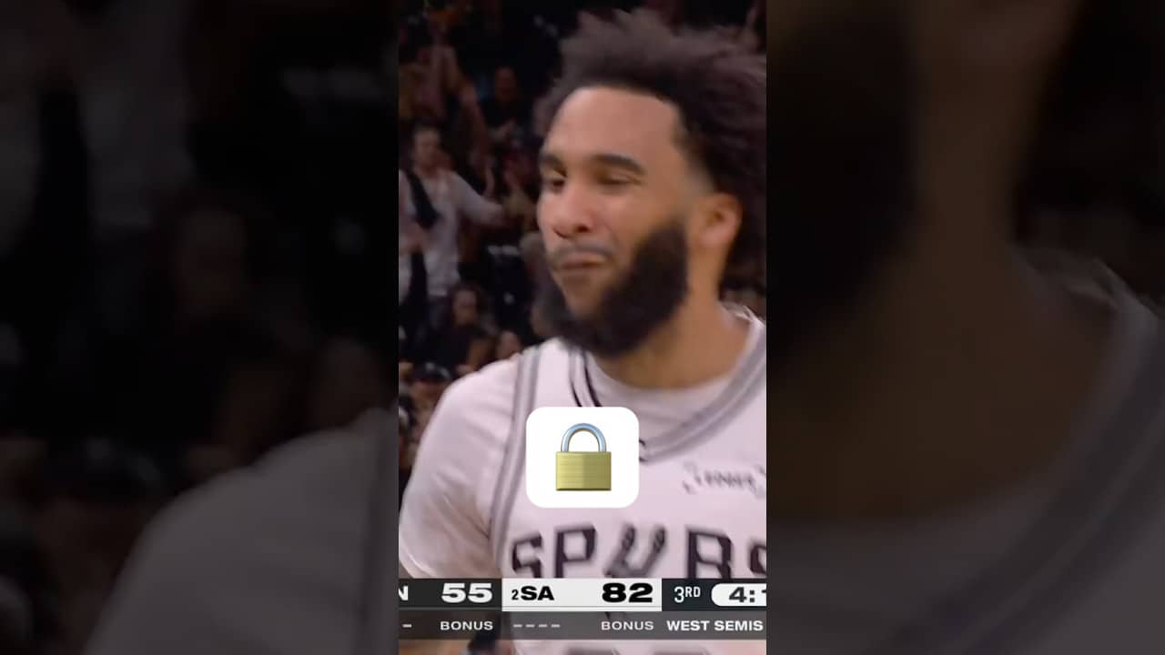 The Spurs have turned defense into offense all night 🔒