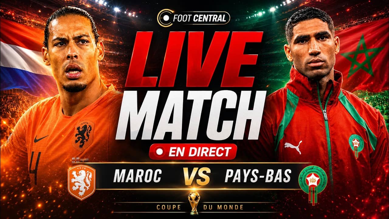 🇲🇦 Maroc 🆚 Pays-Bas 🇳🇱 En Direct 🔴 Live Match Coupe Du Monde