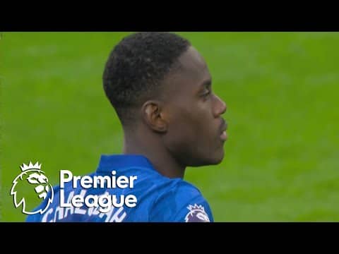 Trevoh Chalobah gets straight red card for bringing down Diego Gomez | Premier League | NBC Sports