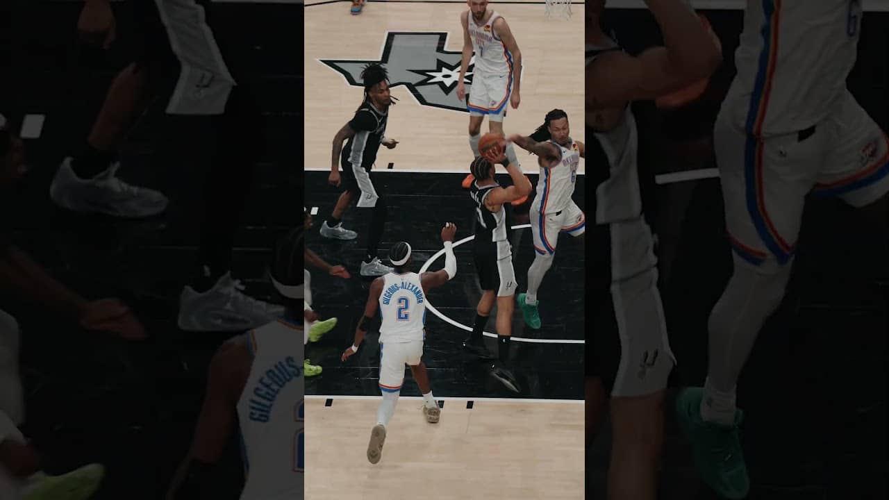SHEEESH CB🤯 #CarterBryant #Spurs #NBA #westernconferencefinals