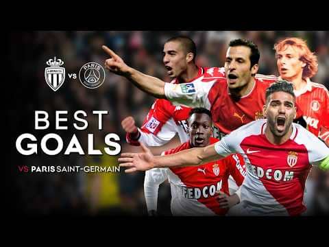 Top Goals Monaco – PSG | (Falcao, Trezeguet, Klinsmann, Nonda, Ikpeba, Kallon...)