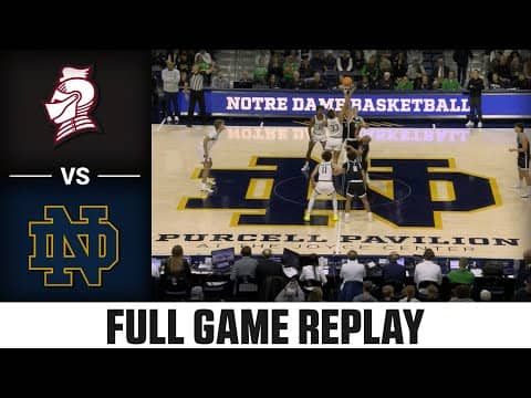 Bellarmine vs Notre Dame Full Game Replay | 2025-26 ACC Men's Basketball