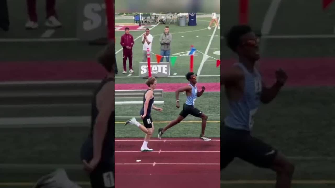 4:04 AS A 9th GRADER. Last night Quenton Lanese broke the FR National Record, running 4:04.59.