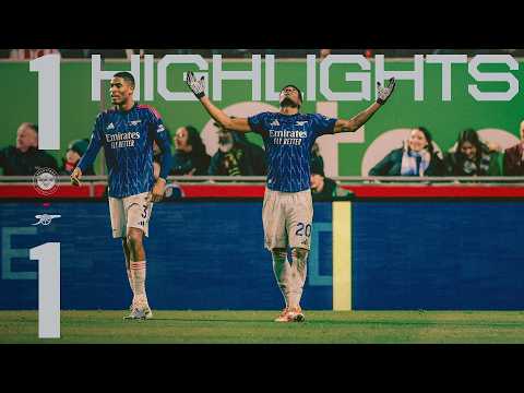 MADUEKE SCORES AS WE DRAW ON THE ROAD | HIGHLIGHTS | Brentford 1 - 1 Arsenal | PL