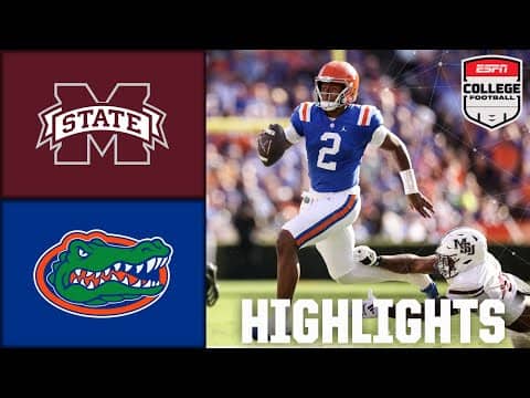 Mississippi State Bulldogs vs. Florida Gators | Full Game Highlights | ESPN CFB