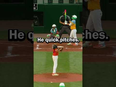 Cocky Little League Pitcher tells Hitter what’s coming! #baseball #littleleaguebaseball #llws