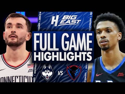 Uconn vs DePaul - FULL GAME HIGHLIGHTS | January 10, 2026 | BIG EAST College Basketball