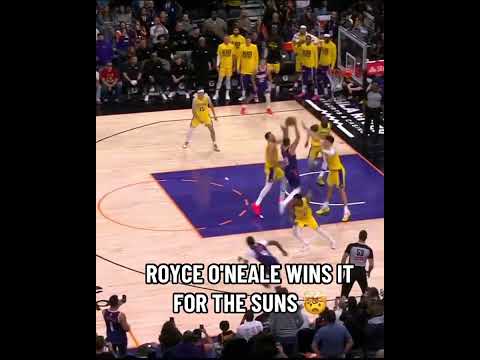 Royce O’Neale wins it for Phoenix ☀️