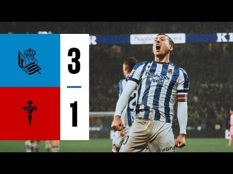 HIGHLIGHTS | LaLiga 25-26 | J21 | Real Sociedad 3 - 1 RC Celta de Vigo