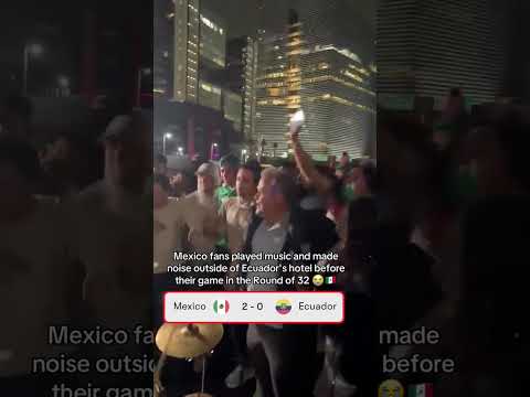 Mexico went on to eliminate Ecuador and advance the next day 😂 (via ECZ23/X)