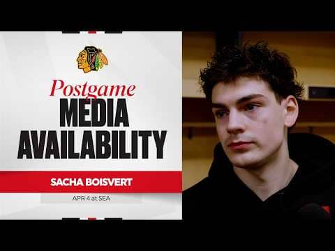 "It's a stepping stone."| Sacha Boisvert Postgame 4.4.2026